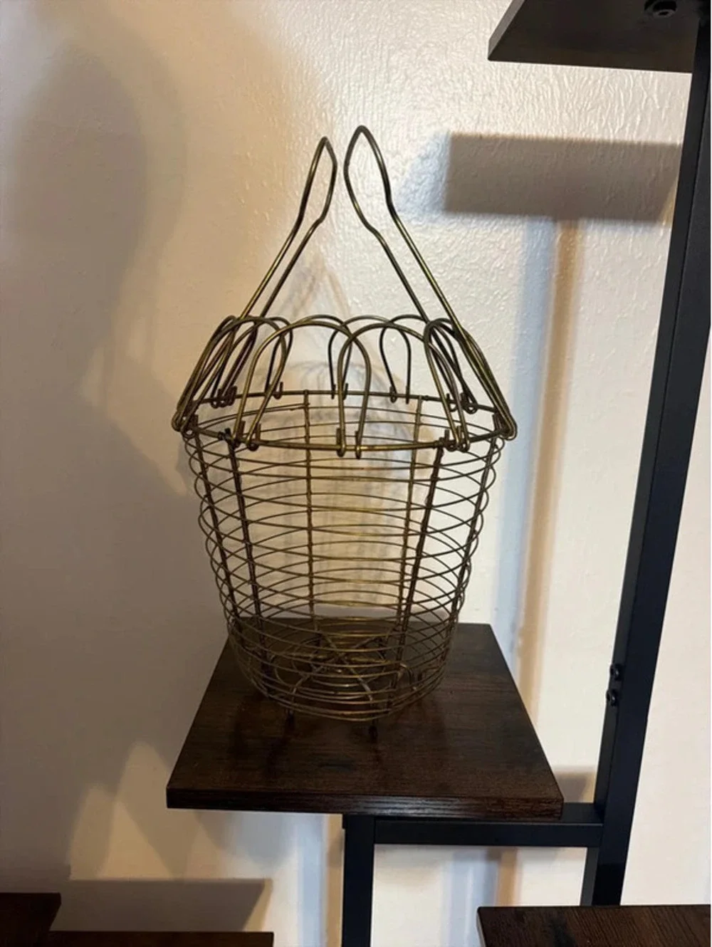 Vintage Wire Egg Basket